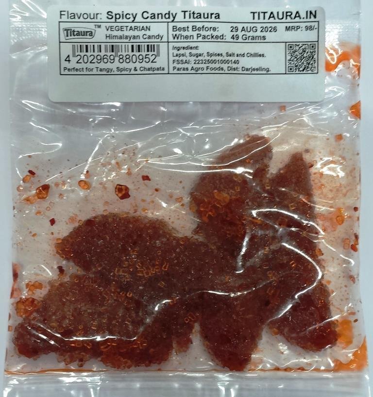 spicy candy titaura
