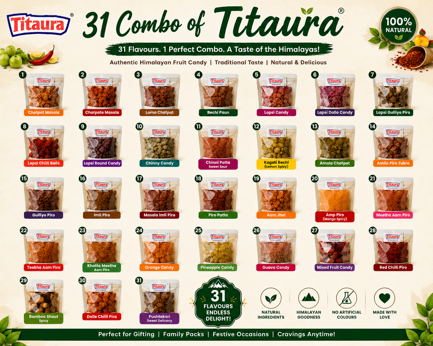 31 Combo of Titaura